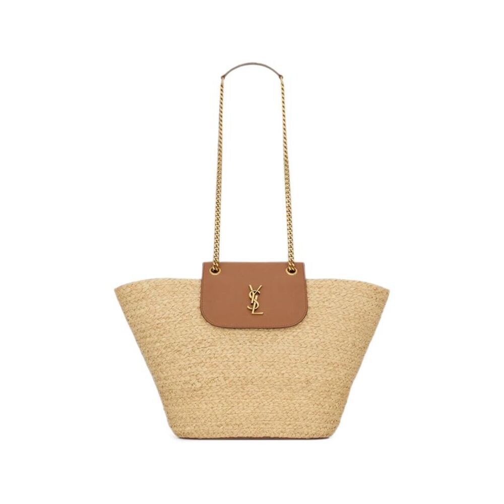 Saint Laurent Neutrals Tote Bags Women